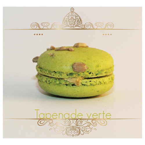 Macaron Tapenade verte