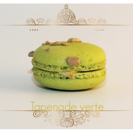 Macaron Tapenade verte