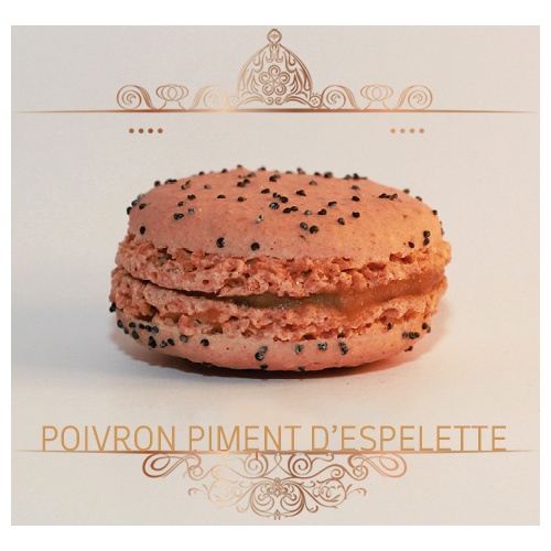 Macaron Poivron piment d’espelette