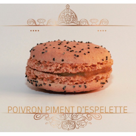 Macaron Poivron piment d’espelette